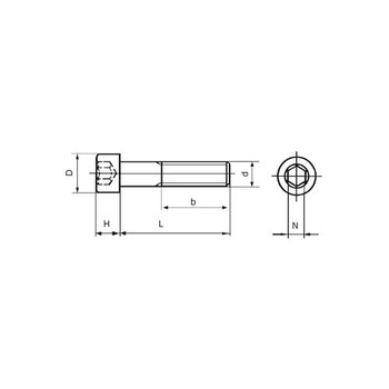 ISO 4762 A4-80 M 12X40 HEXAGON SOCKET HEAD CAP SCREW | Derome